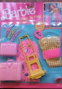 Vintage Barbie Dress 'N Play TRAVEL TIME Fashion Play set 7453 Mattel 1989 NRFP - Picture 1 of 5