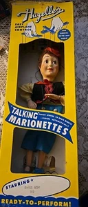 Vintage Hazelle’s Marionette #312 Swiss Boy with Box - Picture 1 of 9