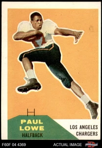 1960 Fleer #76 Paul Lowe Chargers RC 4 - VG/EX - Picture 1 of 5