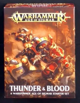 Age of Sigmar Thunder and Blood Starter Set Warhammer Fantasy Games Workshop Foto 1 de 3