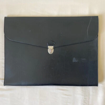 Porte Document Vintage Noir  - Photo 1/3