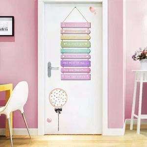 Pink Room Decor for Teen Girls Aesthetic Cute Bedroom Wall Decor for Baby Gir... - Picture 1 of 7