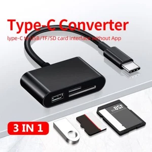 Transfer Micro USB Card Reader USB Type-C OTG Adapter For Samsung Huawei Xiaomi - Photo 1/16