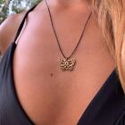 Butterfly Necklace stylized Brass Pendant sm