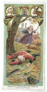 Compère Guilleri - Vieilles chansons de France -- Chromo Chocolat Révillon - Picture 1 of 2
