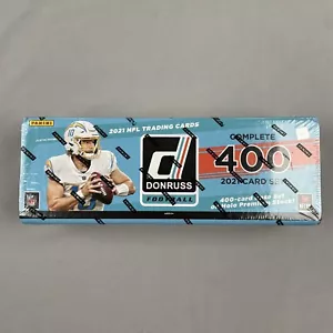 Panini Donruss Football 400 2021 juego completo de tarjetas Holo Premium stock caja sellada - Imagen 1 de 4