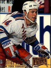 1994-95 Ultra Rangers Hockey Card #334 Mattias Norstrom