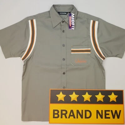 Quiksilver Short Sleeve Shirt SMALL Regular Fit Green Mens Short Sleeve Premium - Image 1 of 4