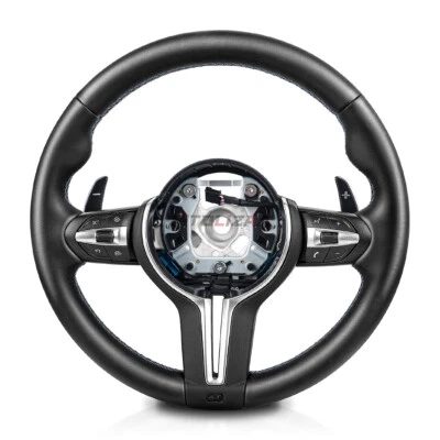 M Style Leather Steering Wheel For BMW F30 330i F32 440i F80 M3 F82 M4  X3 X4 X5 — 第 1/4 张图片