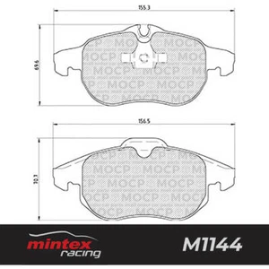 Pastillas de freno de alto rendimiento Mintex Racing MDB2262 M1144 - Imagen 1 de 1