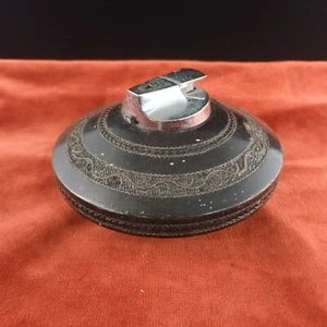 Ronson Hardwood Crome Table lighter FREE P&P - Picture 1 of 4