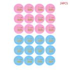 24Pcs Gender Reveal Stickers Team Boy Team Girl Labels Party for Creative Decora