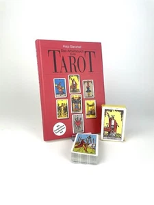 Rider Tarot Tarotkarten Orakelkarten Wahrsagekarten 1971 Waite + Buch v. Banzhaf - Bild 1 von 12
