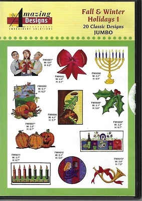Amazing Designs - Fall & Winter Holidays I (CD-ROM) - Image 1 of 2
