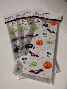 Bolsa de golosinas de Halloween de 60 piezas - Panadería de dulces de celofán - Juego de 3 paquetes de 20 - Imagen 1 de 4