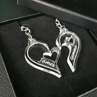 Personalised Valentine's Keyring (Boyfriend Girlfriend Gift Box Two Jigsaw)