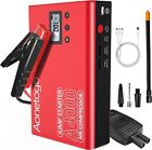 Jump Starter With Air Compressor,2800A Peak 20000Mah Portable Battery...