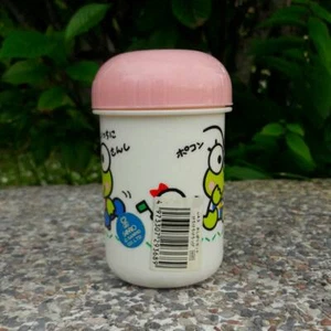 1990 KeroKeroKeroppi Flachmann Sanrio Mini Schmuckschatulle mit Etikett Vintage Sammlerstück  - Bild 1 von 7