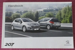 (2009 PRINT) PEUGEOT 207 (2009 - 2013) OWNERS MANUAL - USER GUIDE - HANDBOOK. - Picture 1 of 6