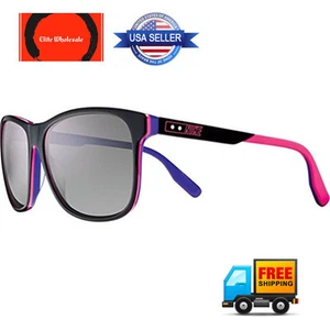 Nike MDL. 290 Sunglasses Grey with Violet Flash Lens Black/Pink/Purple MSRP $156 - Picture 1 of 4