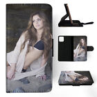 FLIP CASE FOR APPLE IPHONE|SEXY BRUNETTE IN WHITE DRESS