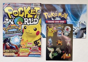 Pocket World Pokémon Magazine Issue 128 with Stickers & Poster - Picture 1 of 8