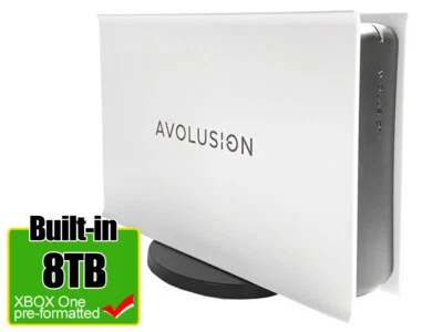 Avolusion PRO-5X Series 8TB USB 3.0 External Gaming Hard Drive XBOX One Orig S&X - Image 1 of 4
