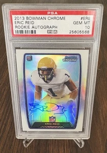 2013 Bowman Chrome Refractor Eric Reid #RCRA-ERE LSU Auto RC PSA 10 - Bild 1 von 2