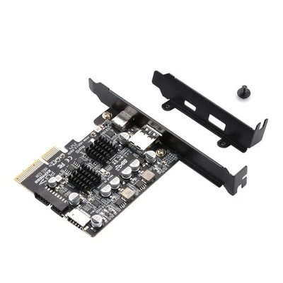 PCI-E X4/X8/X16 USB 3.2 Gen2 Expansion Card Compatible USB1.1 2.0 3.0 3.1 3.2 - Image 1 of 4