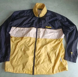 Diadora Jacket Windbreaker Vintage 80s 90s Large/ XL Casuals retro - Picture 1 of 10