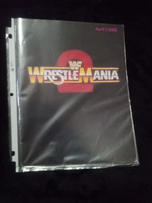 WWF WrestleMania 2 Program Vintage - Image 1 of 4