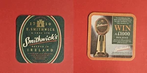 Smithwick's Brewed in Ireland Win Brauerei Bierdeckel Bier - Bild 1 von 1