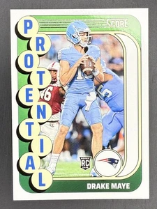 2024 Score #2 Drake Maye Protential Red - Bild 1 von 2