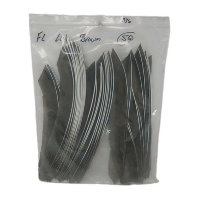 56 plumas de flecha de tiro con arco longitud completa 10,5" ala izquierda: marrón Foto 1 de 2