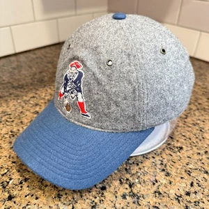 New England Patriots Mitchell & Ness Flexfit Hat Cap L/XL Gray Wool Blend Gray - Picture 1 of 10