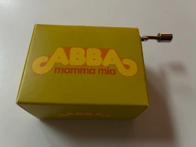 BRAND NEW SOLD OUT LIMITED EDITION ABBA MUSEUM MAMMA MIA YELLOW GREEN MUSIC BOX - Image 1 of 4