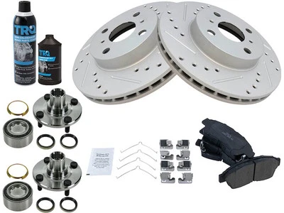 For 1993-1997 Geo Prizm Brake Pad and Rotor Kit Front 43596WDYV 1994 1995 1996 - Изображение 1 из 2