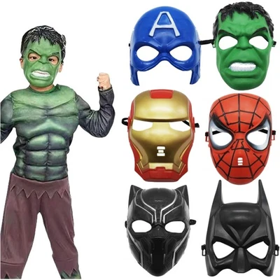 Wiederverwendbare Cosplay Masken - 6er Set für kreative Rollenspiele und Partys - Bild 1 von 2