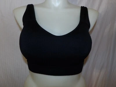 PUMA Women's Black Seamless Sports Bra Size XL - Image 1 of 2