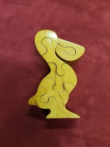 Vintage Holz Pelikan Puzzle - Bild 1 von 2