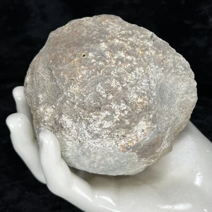 Cristal de calcedonia de cascabel geoda de 3-3/4"" sin abrir Kentucky rompe tu propio cuarzo - Imagen 1 de 10
