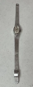 Vintage Hamilton Damenuhr 10K Walzgold Diamant 17J zum Aufziehen läuft gut - Bild 1 von 8