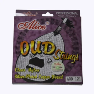 Alice UD OUD Strings Clear Nylon Silver-Plated Copper Wound 12 Strings AOD-121 - Picture 1 of 3