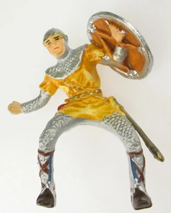 Elastolin 8854 / 8856 - NORMANNE - gelb ohne Pferd  - Bemalung II - 7cm - Norman - Bild 1 von 3