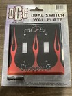 ORANGE COUNTY CHOPPERS OCC AMERICAN CHOPPER DUAL SWITCH WALL PLATE FLAME NEW