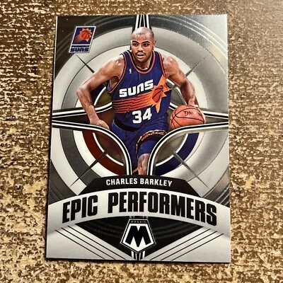 2021-22 Panini Mosaic CHARLES BARKLEY Epic Performers Insert #13 Phoenix Suns - Image 1 of 2