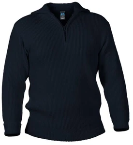 BLAUER PETER - Merino-Troyer - Seemannspullover - uni - 10 Farben - Bild 1 von 22