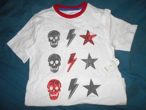 Wonder Nation Boys Size 8 Skulls...Lighting Bolts & Stars Shirt - Picture 1 of 1
