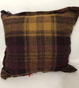 Cuscino Mallalieus of Depth Tartan Plaid Tweed 22”X 22” Made in UK - Foto 1 di 10