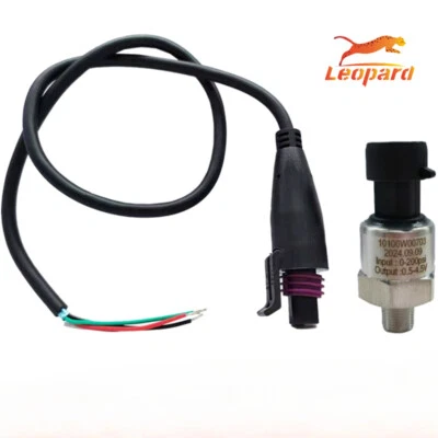 Stainless 200PSI Fuel Oil AIR Pressure Sensor Sender Connector pigtail 1/8" NPT - Image 1 of 4